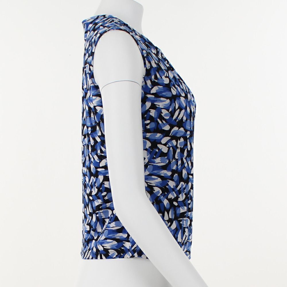 Kasper Petite Twisted Cutout-Neck Top - Picture 5 of 5